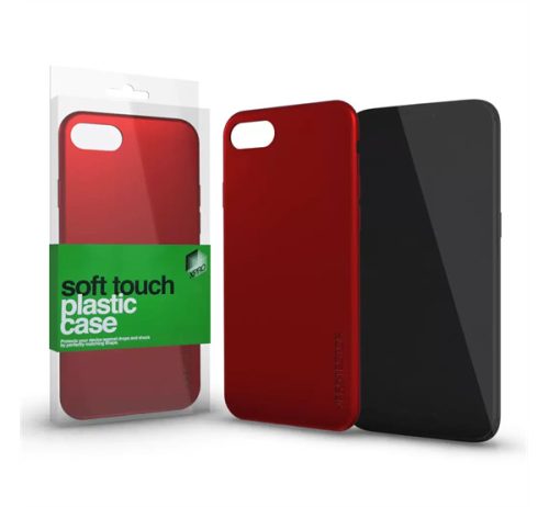 Xprotector Soft Touch plasztik hátlap tok, HTC One M10, piros