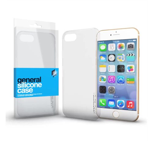 Xprotector Szilikon tok Case ultra vékony 0.33 mm, Apple iPhone SE (2020)/7/8, átlátszó