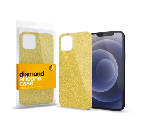 Xprotector Diamond szilikon hátlap tok,Apple iPhone 12 mini, arany