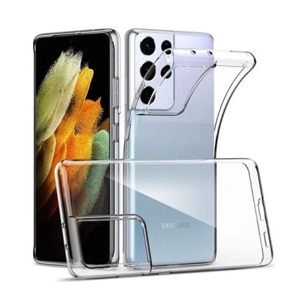 Samsung G998 Galaxy S21 Ultra ultra slim 0,3mm szilikon tok, átlátszó