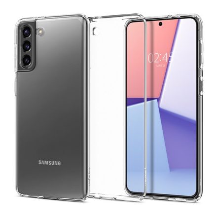 Spigen Crystal Flex Samsung G996 Galaxy S21+ Crystal Clear tok, átlátszó