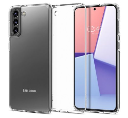 Spigen Crystal Flex Samsung G996 Galaxy S21+ Crystal Clear tok, átlátszó