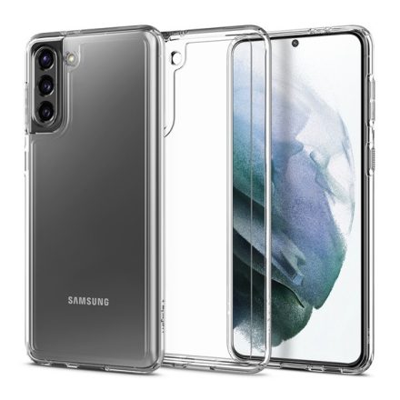 Spigen Crystal Hybrid Samsung G996 Galaxy S21+ Crystal Clear tok, átlátszó