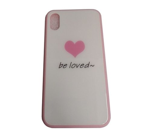 Apple iPhone X/Xs mintás hátlap tok, Be Loved