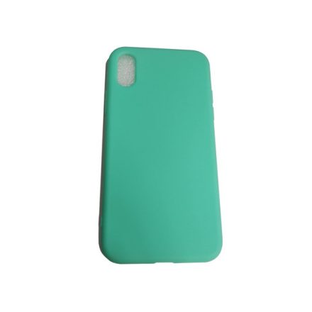 Apple iPhone Xs Max szilikon tok, világos zöld