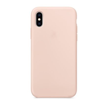 Apple iPhone Xs Max szilikon tok, rózsaszín