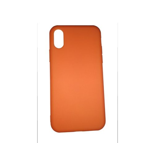 Apple iPhone Xs Max szilikon tok, narancs