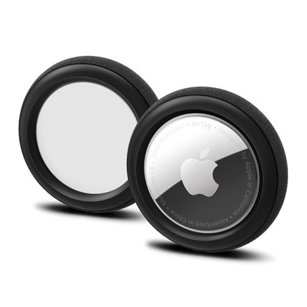 Spigen Silicone Fit Apple AirTag tok, fekete (2db)