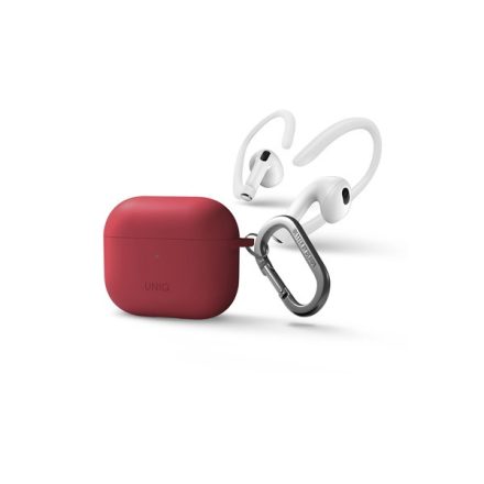 Uniq Nexo Apple Airpods (3. gen) tok fülkampóval, korall