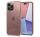 Spigen Liquid Crystal Glitter Apple iPhone 14 Pro Glitter Rose Quartz tok, átlátszó