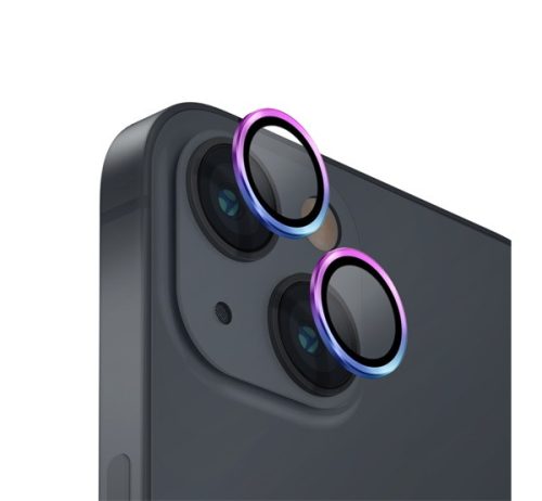 Uniq Optix Apple iPhone 14/14 Plus tempered glass kamera védő üvegfólia, irizáló