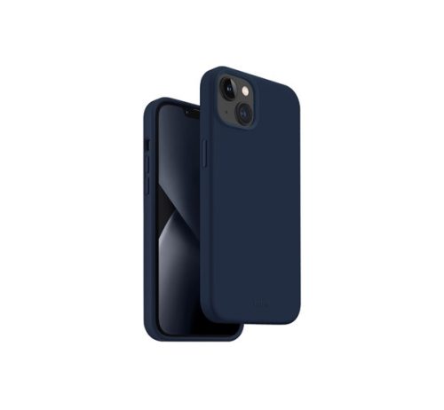 Uniq Lino Apple iPhone 14 Plus, szilikon tok, kék